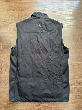 Arc'teryx Black Men's Softshell Vest with Subtle Logo